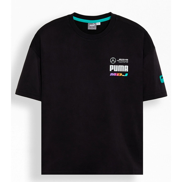 NWT Men's Puma Mercedes-AMG Petronas F1 Team x Mad Dog Jones T-Shirt size L - Picture 1 of 8